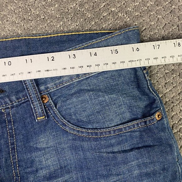 NWT Levi's 514 Slim Straight Jeans Men's 32 x 30 Measures 33 x 30 Cotton Blue - Picture 10 of 14